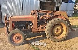 Massey Ferguson 35x Tractor Rare Shawny Loader Restoration 3 Cylinder ...