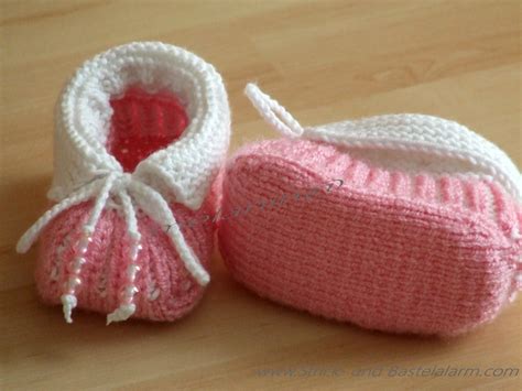 Strick Und Bastelalarm Babyschuhe