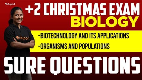 Plus Two Biology Christmas Exam Sure Questions From Biotechnology