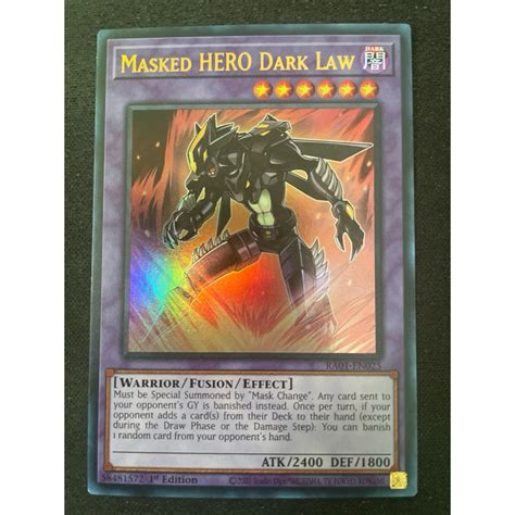 Yugioh Masked HERO Dark Law TCG Shopee Philippines