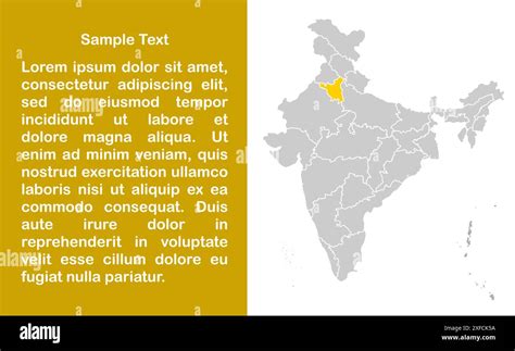 Haryana Map Template1 State Of India Republic Of India Government