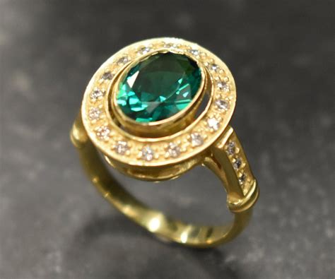 Gold Emerald Ring Gold Antique Ring Gold Vintage Ring - Etsy