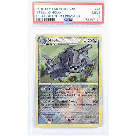 Pokemon Unleashed Steelix Reverse Holo Psa Mint Psa