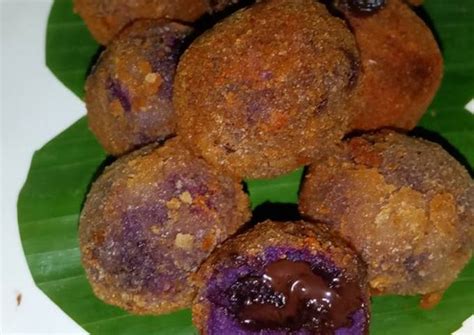 Resep Bola2 Ubi Ungu Lumer Oleh Laila Rahmalillah Cookpad