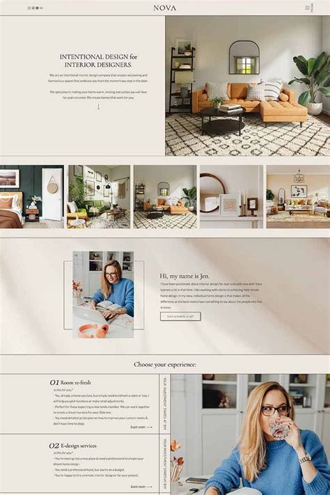 Elegant Interior Design Website Template