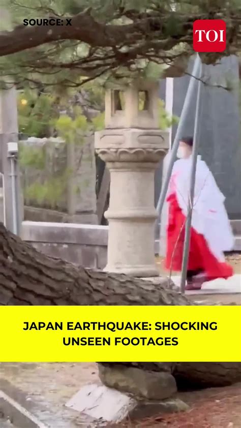 Shocking Footages Moment When Powerful Earthquake Hit Japan News