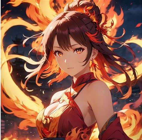 Fire 🔥 element in anime | Cute profile pictures, Best wallpaper hd ...