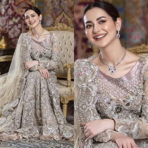 Fashion Dresses Celebrities Ayeza Khan Hania Amir Bridal Looks