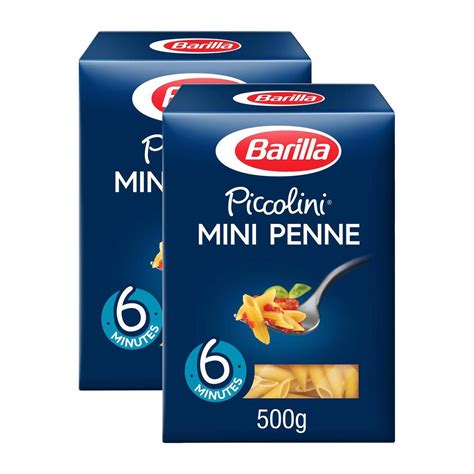 Promotion Barilla Piccolini P Tes Mini Penne Rigate Lot De X G