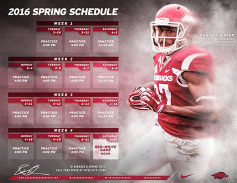 Arkansas Razorback Baseball Schedule Printable