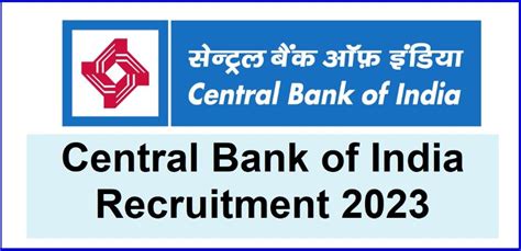 Central Bank Of India Recruitment 2023 Business Correspondent