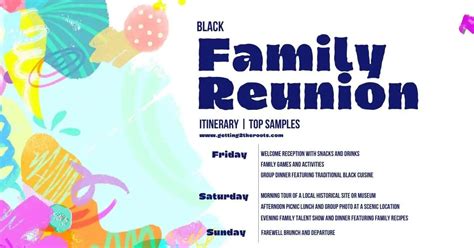 Planning a Black Family Reunion | Best Genealogy and Family Reunion Tips