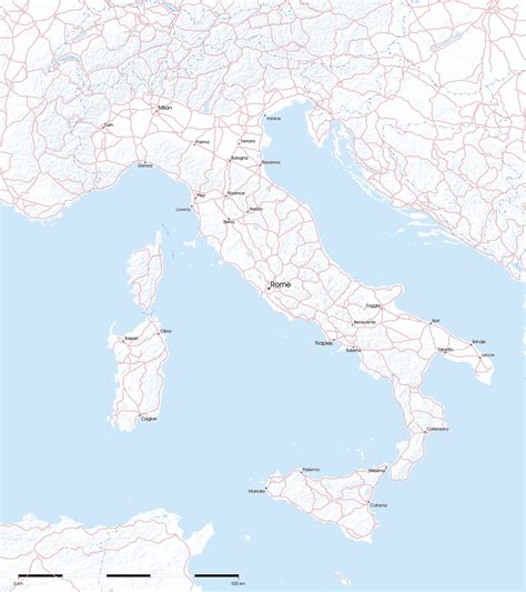 Free Maps Of Italy Mapswire Worksheets Library