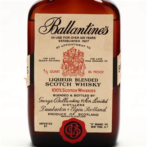 Ballantines Liqueur Blended Scotch Whisky Lot 9176 Rare Spiritsdec