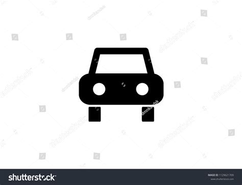 Car Automobile Black Vector Illustration Stock Vector (Royalty Free) 1129621709 | Shutterstock