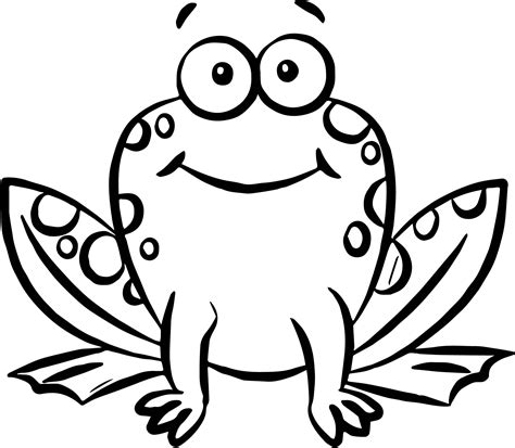 Cute Baby Frog Coloring Pages Coloring Pages