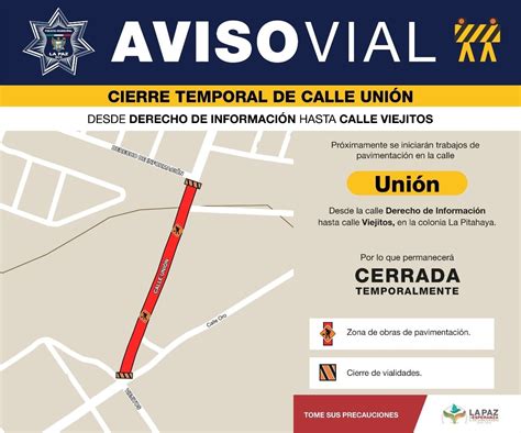 Cierre De Vialidades Por Obras De Pavimentaci N