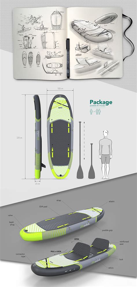 Modul. - SUP/kayak - hybrid concept :: Behance