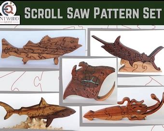 Wyvern Dragon Puzzle Scroll Saw Pattern Wooden Puzzle Plan DIY