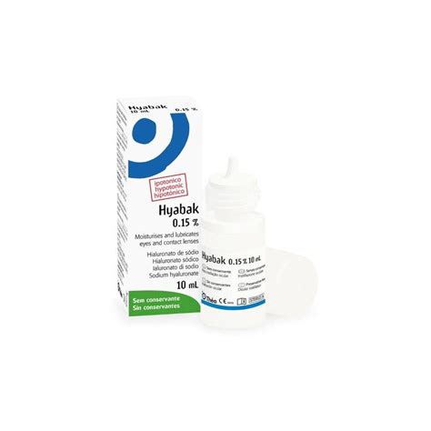 Laboratoires Hyabak 0 15 solución oftálmica 10 ml