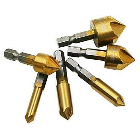 Driak Pc Flutes Hss Industrial Countersink Drill Bit Set Quick