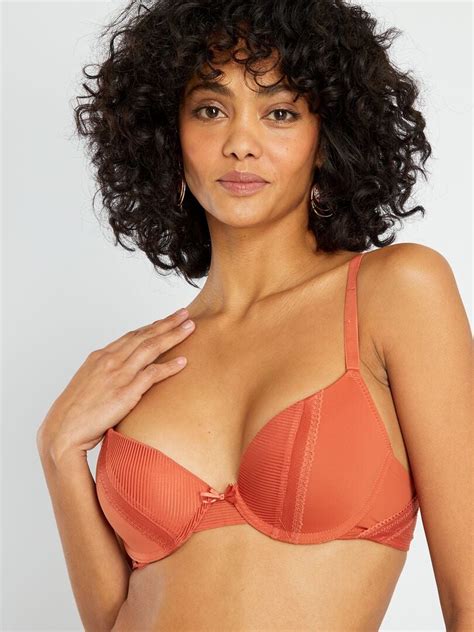 Sujetador Con Relleno Envie De Lingerie Naranja Kiabi 13 00