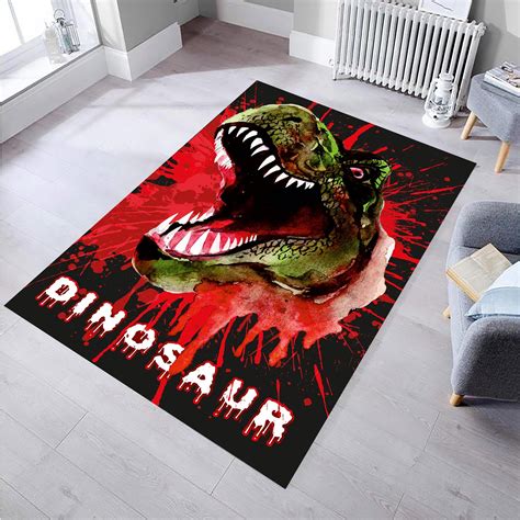 T Rex Dinosaurs Rug Home For Living Room Rever Lavie