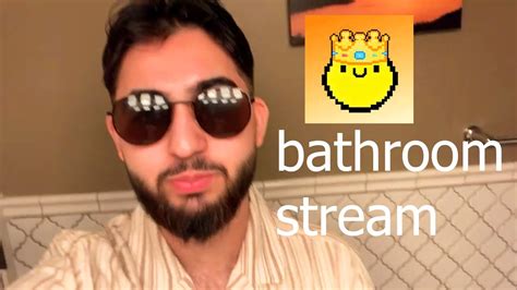 Princezam Streams In His Bathroom Youtube