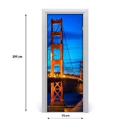 Most San Francisco Fototapeta samolepící dveře tulup cz