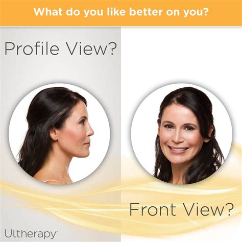 Do You Look Better From The Side Or Front Either Way Ultherapy Can