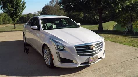 Hd Video 2015 Cadillac Cts Luxury Pearl White Used For Sale Info Sunsetmotors Com Youtube