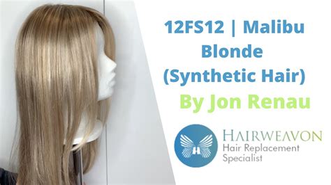 Colour 12FS12 Malibu Blonde Synthetic Hair By Jon Renau Shown On