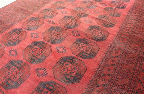 S 38 Size 18 7 X 11 0 Ft Antique Low Pile Handmade Afghan Ersari