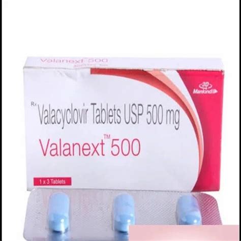 500 Mg Valanext Tablets USP At Rs 200 Stripe Valacyclovir Tablet In