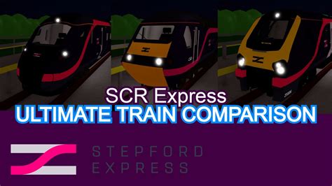 Ultimate Scr Express Train Comparison 801vs220 221vshst Youtube