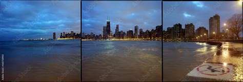 Chicago skyline view Stock Photo | Adobe Stock