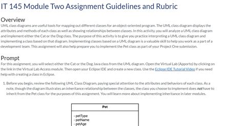 Solved It Module Two Assignment Guidelines And Rubric Chegg