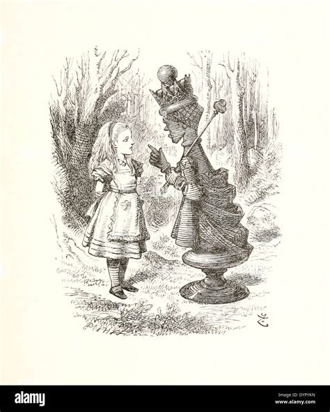 John Tenniel 1820 1914 Illustration From Lewis Carrols Through The Looking Glass Published