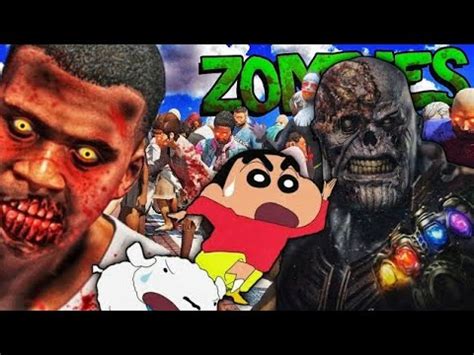 ZOMBIE FRANKLIN SAVE SHINCHAN FROM ZOMBIES IN GTA 5 YouTube