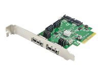 IMSourcing 4 Port SATA III Or ESATA III PCI E 2 0 X2 Card SD PEX40054