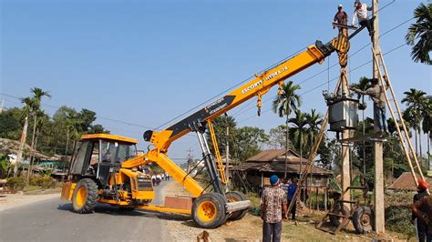 Escorts Hydra Crane Lifting Heavy Electric Transformer Escorts