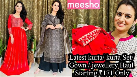 Party Wear Meesho Haul Starting ₹171👗summer Special Outfits👗meesho Gown