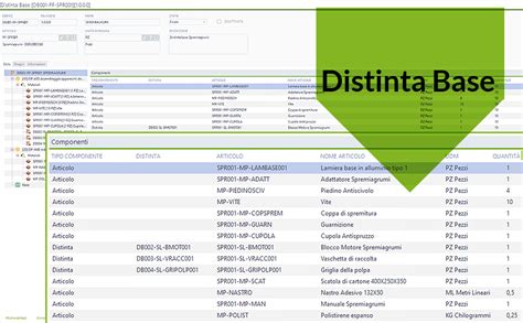 Distinta Base Di Produzione E Cicli Di Lavorazione Bravo MES