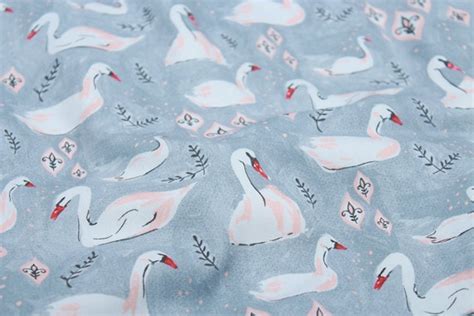 100x140cm Cotton Swan Fabric