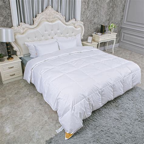 Puredown Lightweight White King Goose Down Fiber Comforter-PD-GC18004-K ...