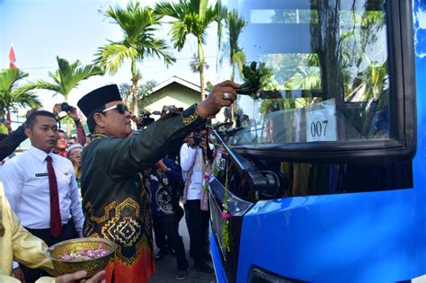 Launching BRT Banjarbakula Di Hari Jadi Ke 69 Provinsi Kalsel Bingkai