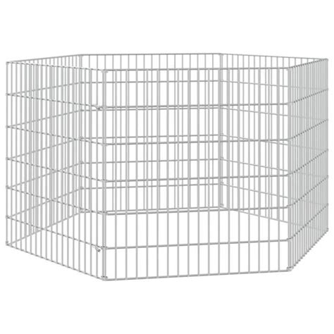 Cage Lapin Panneaux X Cm Fer Galvanis S Cdiscount Jardin