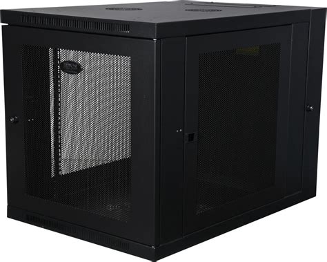 Open Box Tripp Lite U Wall Mount Rack Enclosure Cabinet Hinged Back