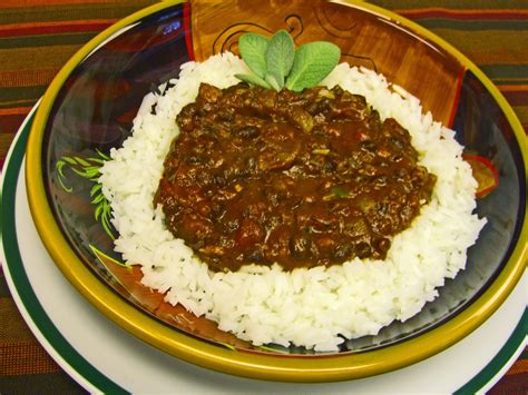 Black Bean Chili Con Carne Over Rice | the DIY food blog - real recipes ...