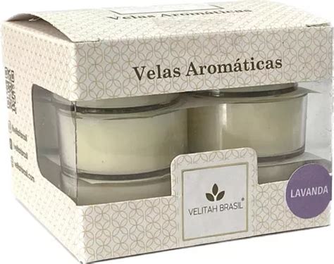 Vela Aromática Lavanda 12 Mini Velas Aromatizadas